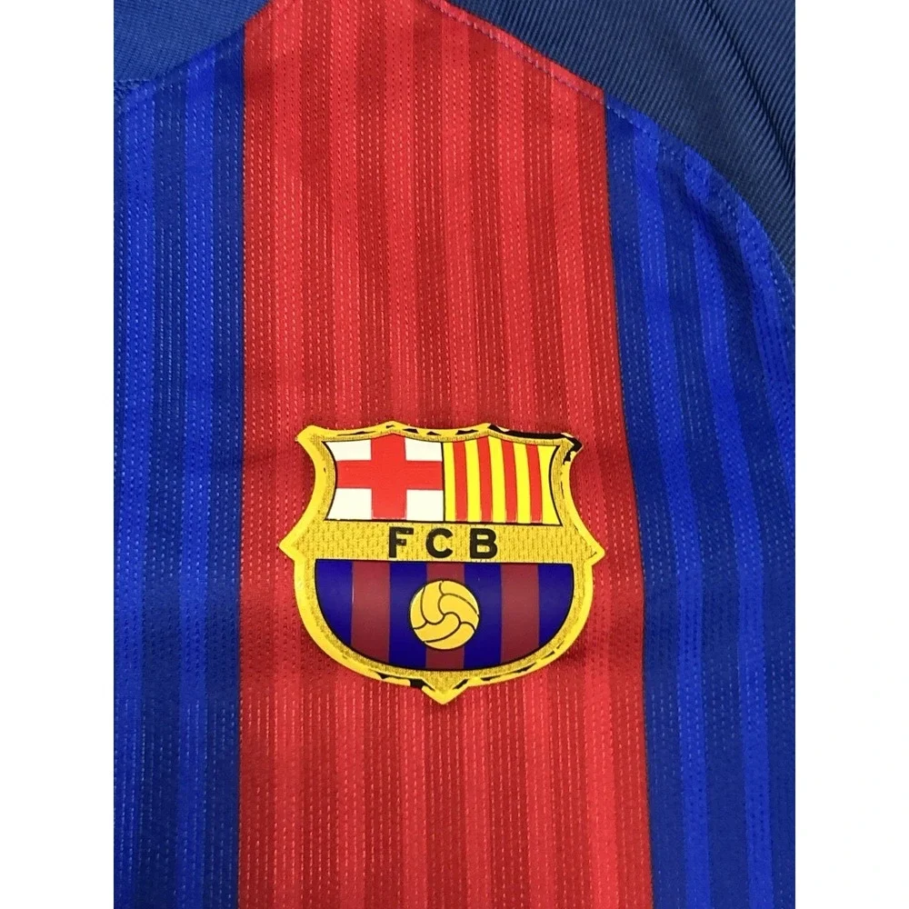 Nike FC Barcelona 2016/17 Messi 10 Aeroswift Authentic Soccer Jersey Medium